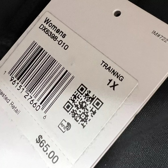 Nike Therma Fit All Time GX Pants Black Women Plus 1X Sweatpants NEW.  187 - Picture 3 of 5